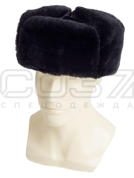 Шапка-ушанка-Линкольн-цв.чёрный-1
